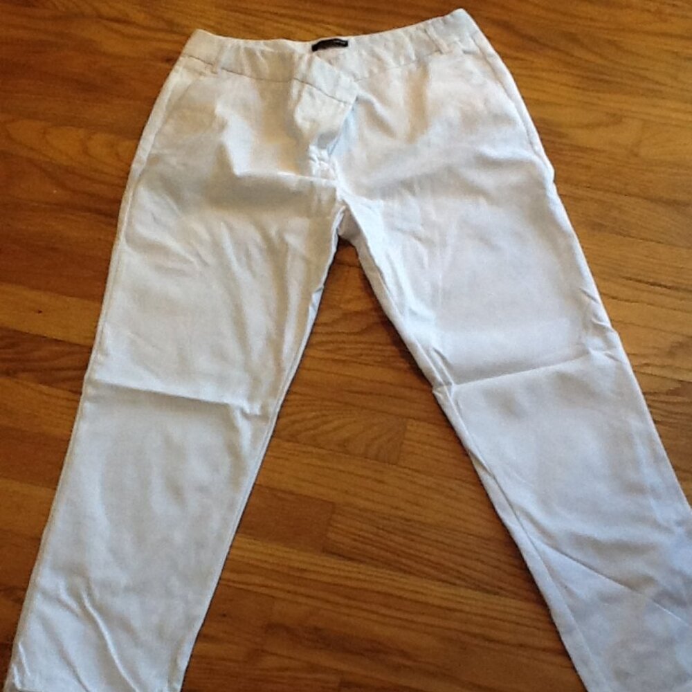 Aqua Straight Leg Off-White Trousers